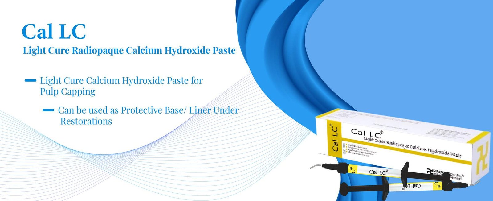 Light cure calcium hydroxide cement