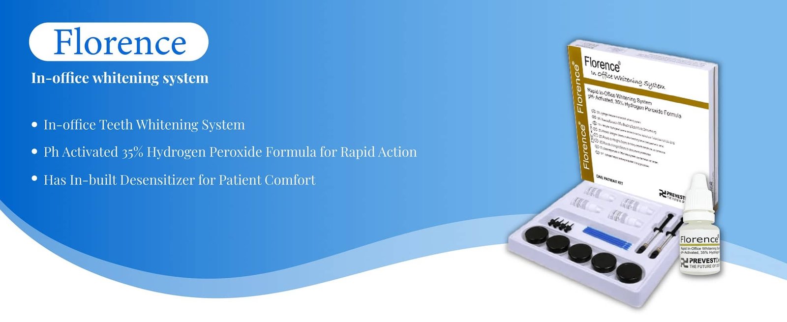 In office teeth whitening system