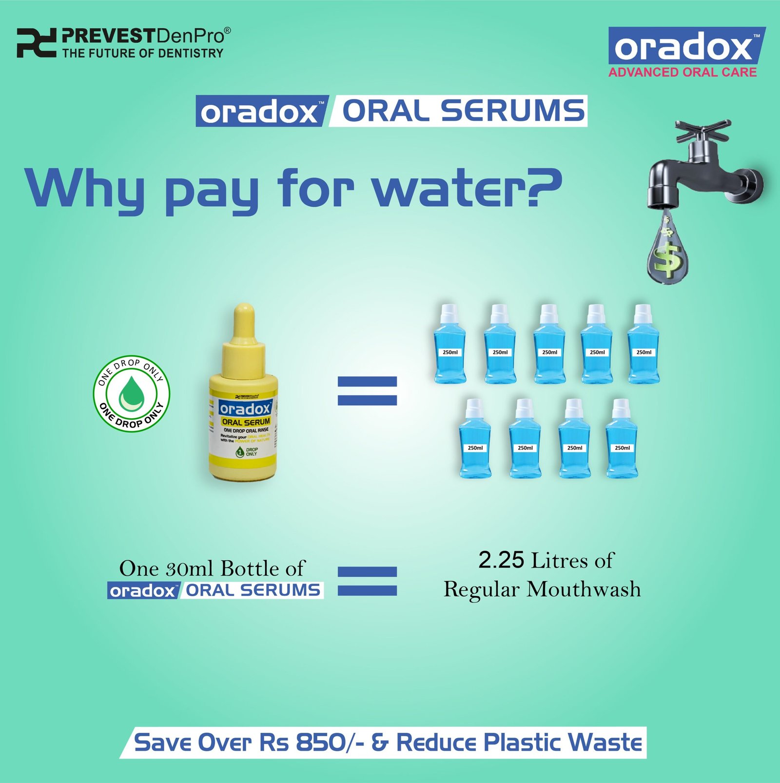 Web Oral serum to freshens breath & healthy mouth