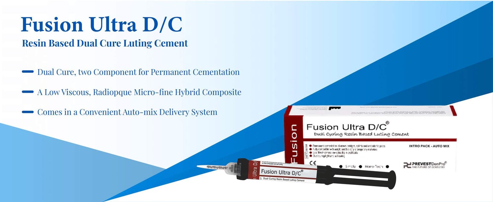 dual cure Resin based luting cement
